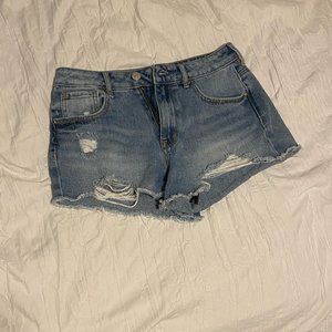 PacSun high rise jean shorts